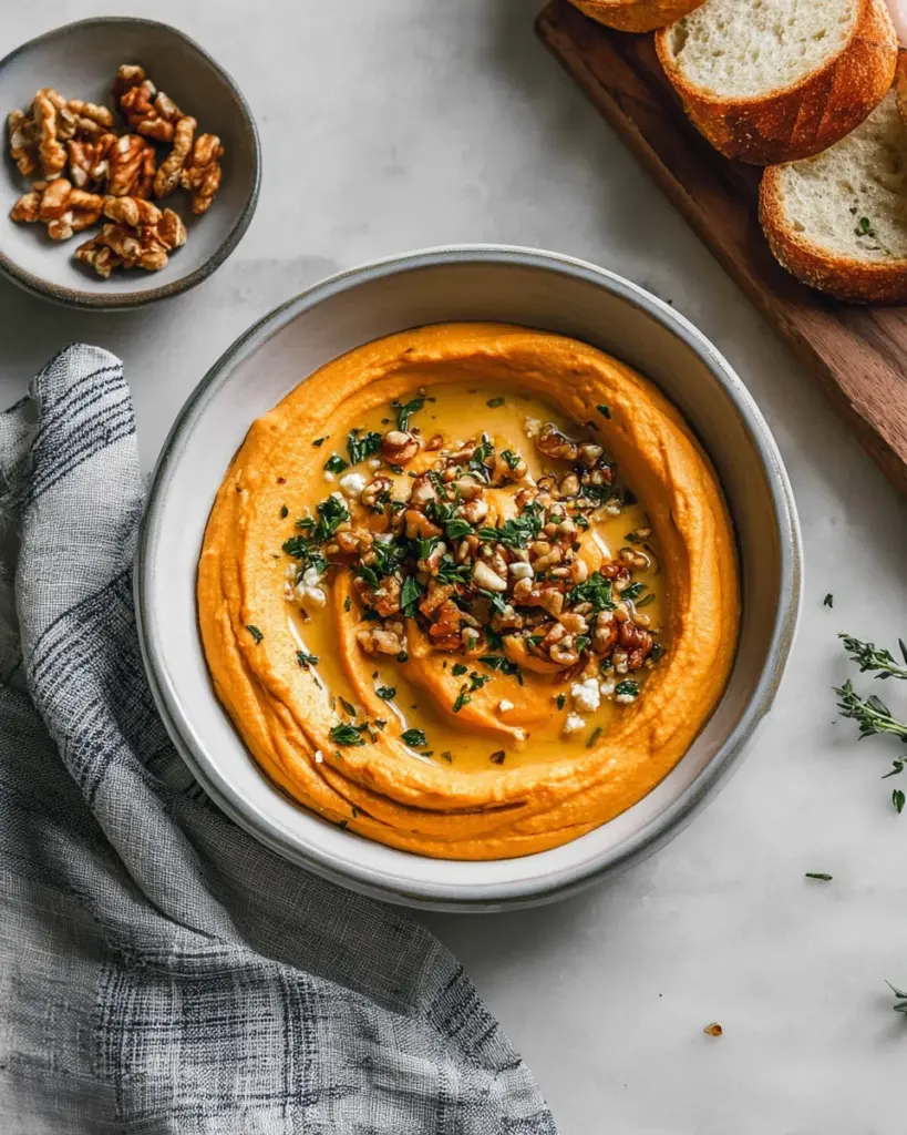 Pumpkin Whipped Feta Dip