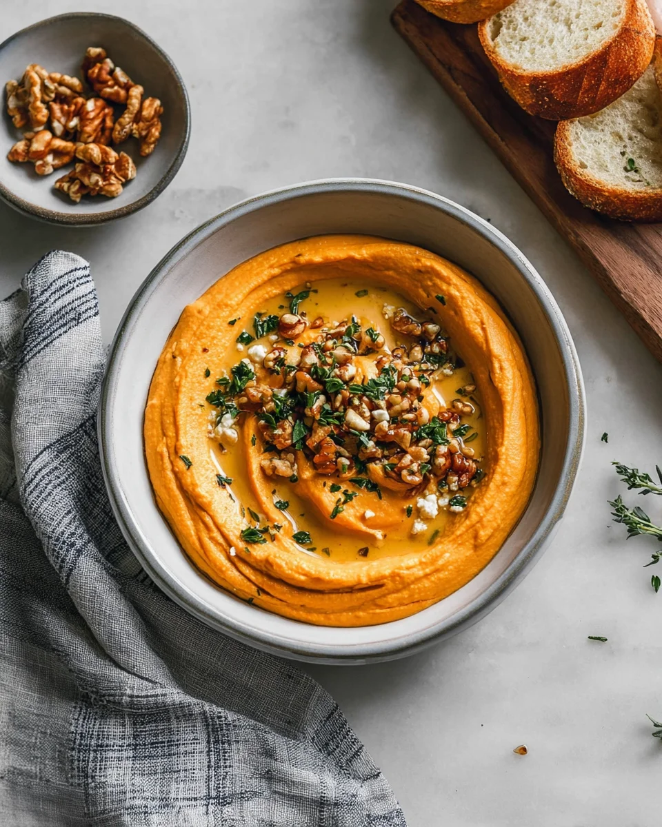 Pumpkin Whipped Feta Dip