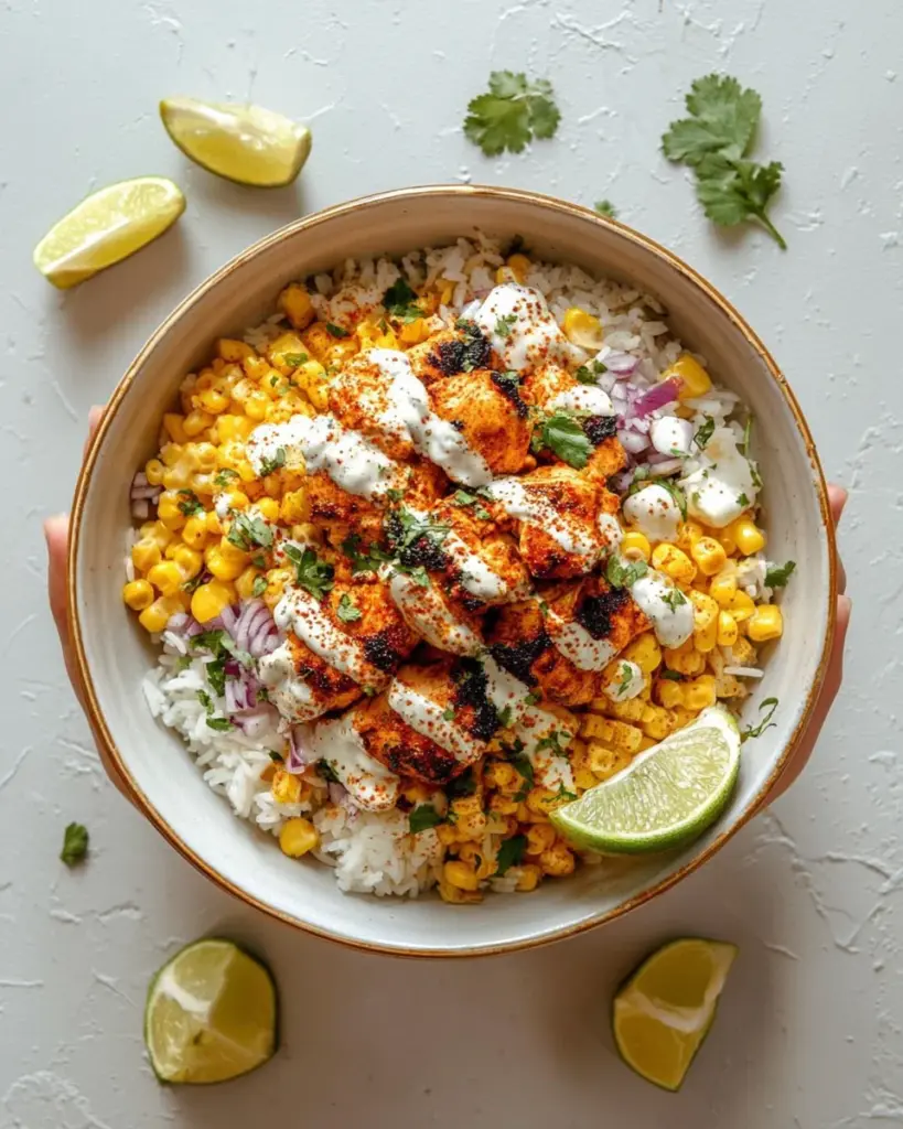 Street Corn Chicken Bowl