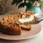Apple Crumble Cheesecake