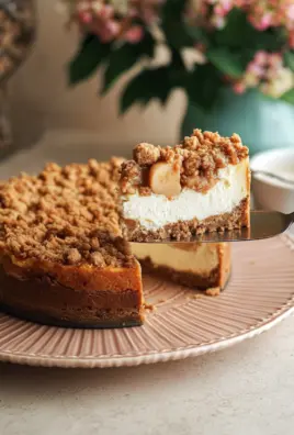 Apple Crumble Cheesecake