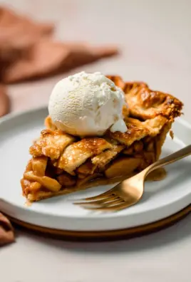 Apple Pie à la Mode (Apple Pie with Ice Cream Recipe)