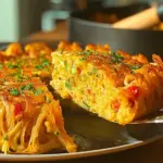 Breakfast Veggie Crinkle Cake