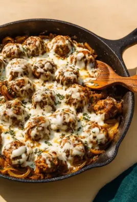 Cheesy French Onion Meatballs