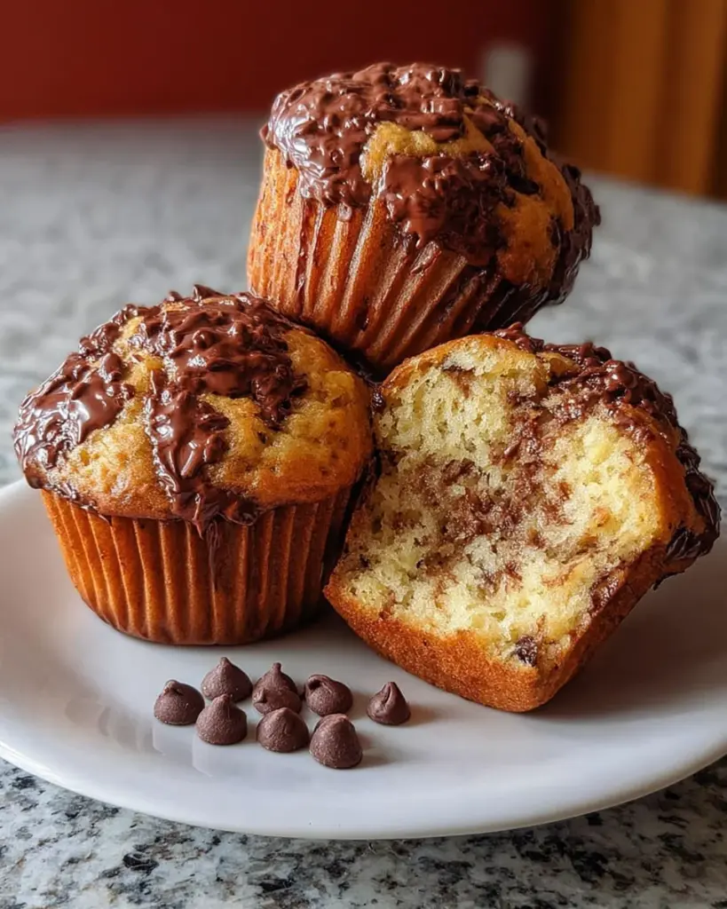 Chocolate Chip Banana Muffins
