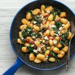 Creamy Gnocchi with Spinach and Feta