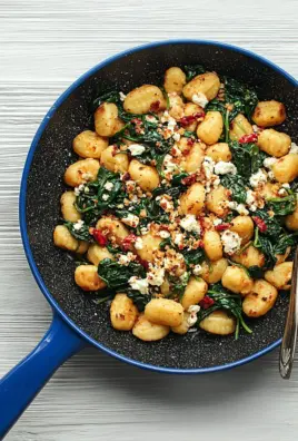 Creamy Gnocchi with Spinach and Feta