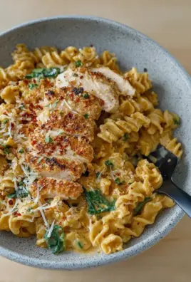 Creamy Parmesan Chicken Pasta