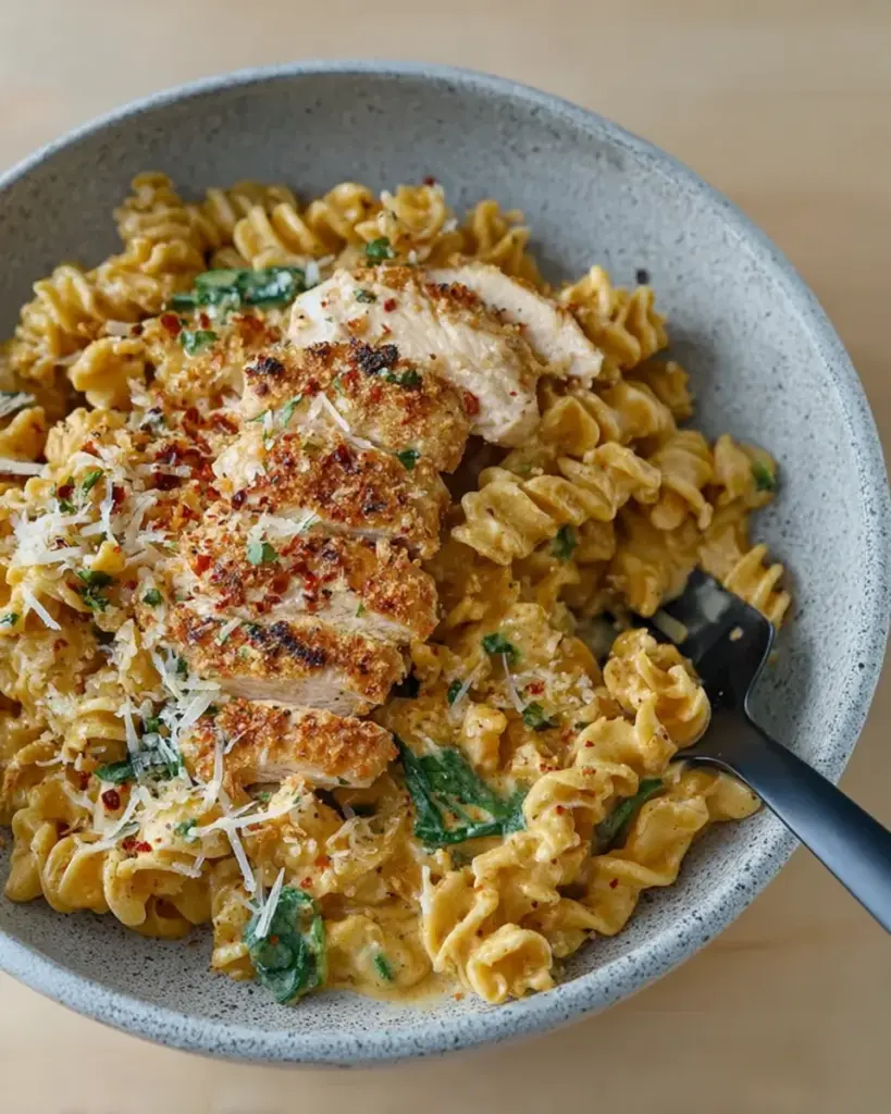Creamy Parmesan Chicken Pasta