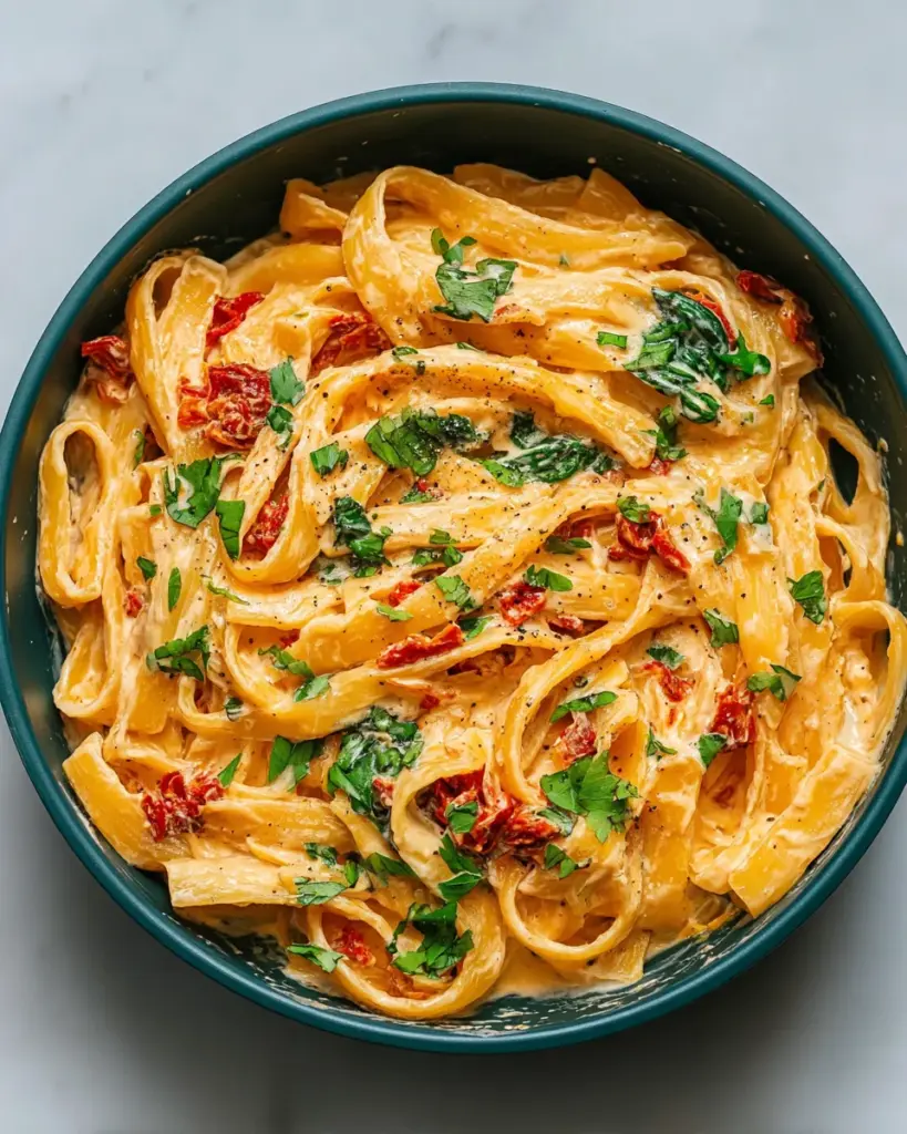 Creamy Sun-Dried Tomato Vegan Pasta