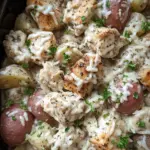 Crockpot Garlic Parmesan Chicken And Potatoes