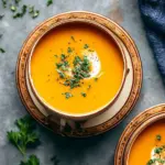 Easy Butternut Squash and Sweet Potato Soup