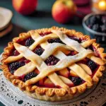 Mini Shortbread Pie with Berry & Apple Filling
