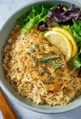 One-pan Lemon Herb Chicken Rice