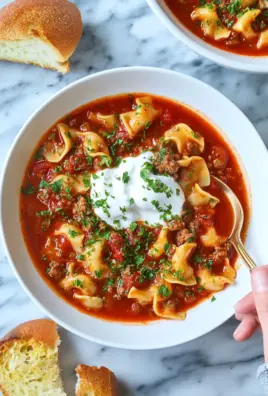 Slow Cooker Lasagna Soup