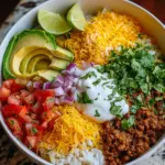 Taco rice bowl