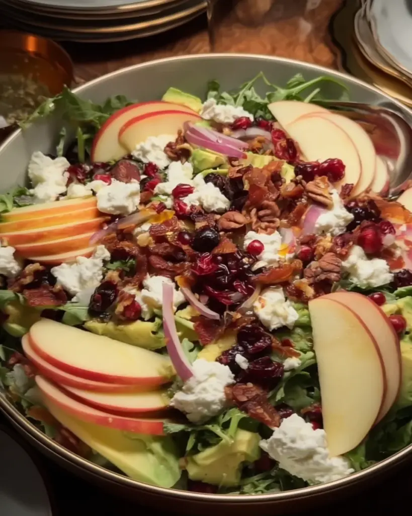 Autumn Harvest Honeycrisp Apple and Feta Salad
