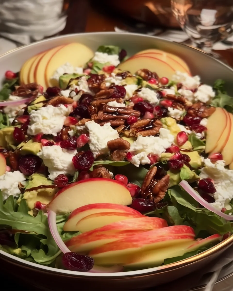 Autumn Harvest Honeycrisp Apple and Feta Salad Autumn