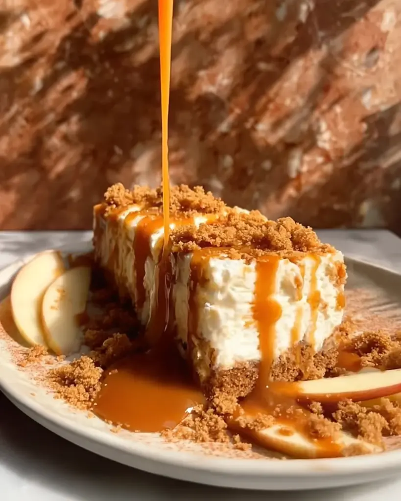 Caramel Apple Cheesecake Bars