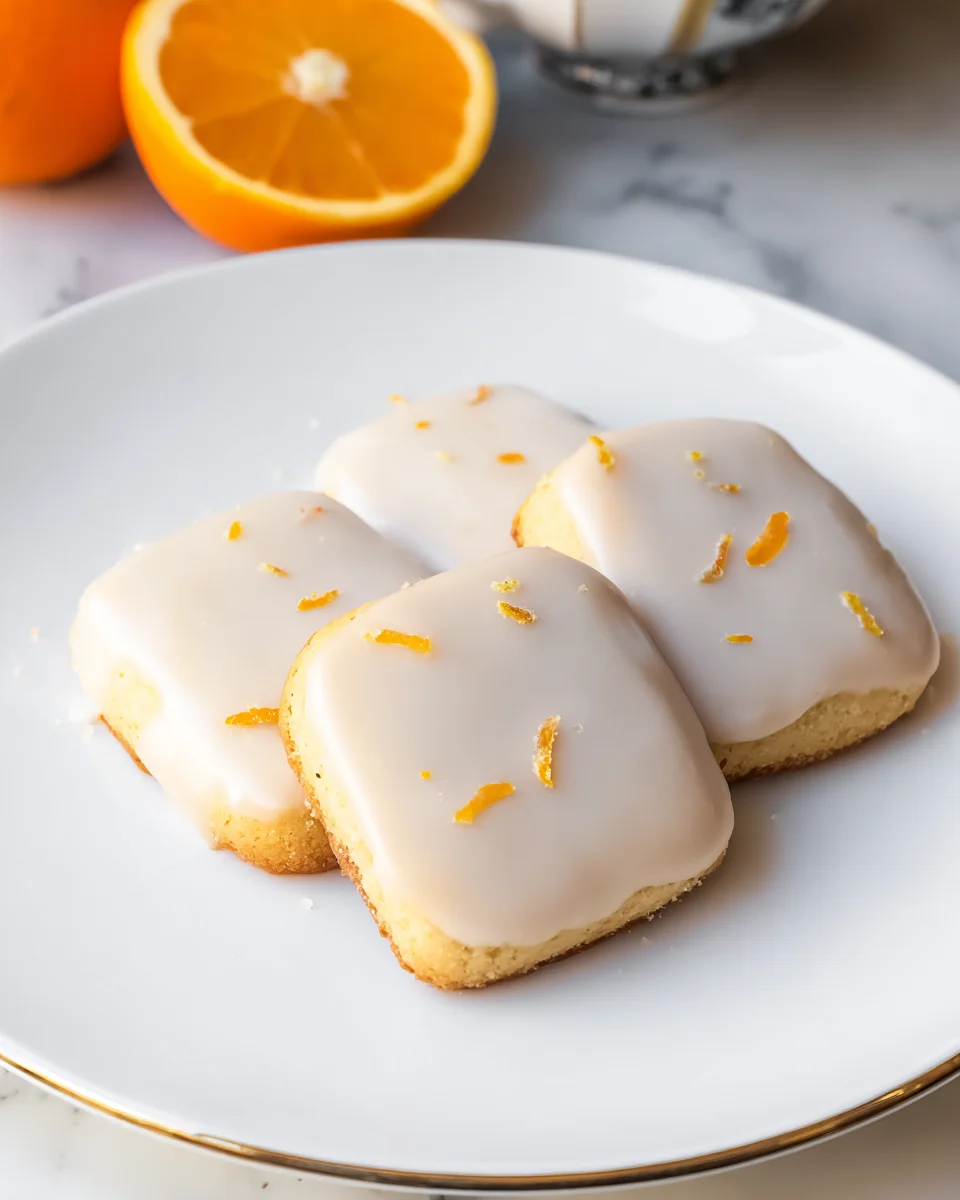 Cardamom Shortbread Cookies with Orange Glaze Recipe Cardamom