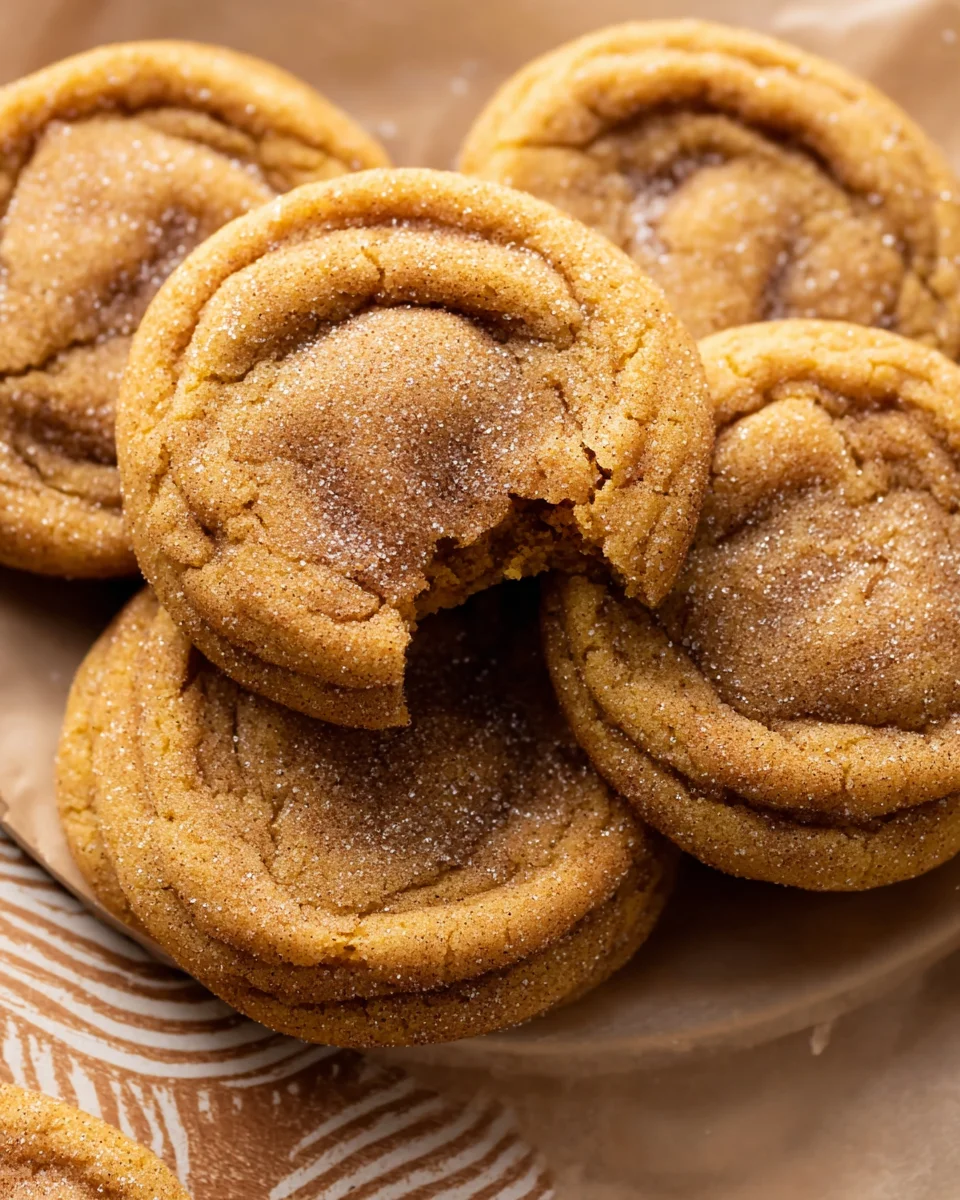 Chewy Pumpkin Snickerdoodle Cookies Chewy