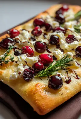 Cranberry Goat Cheese Flatbread