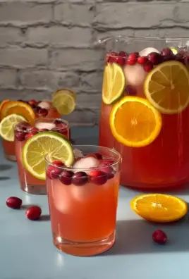 Cranberry Orange Sparkling Punch
