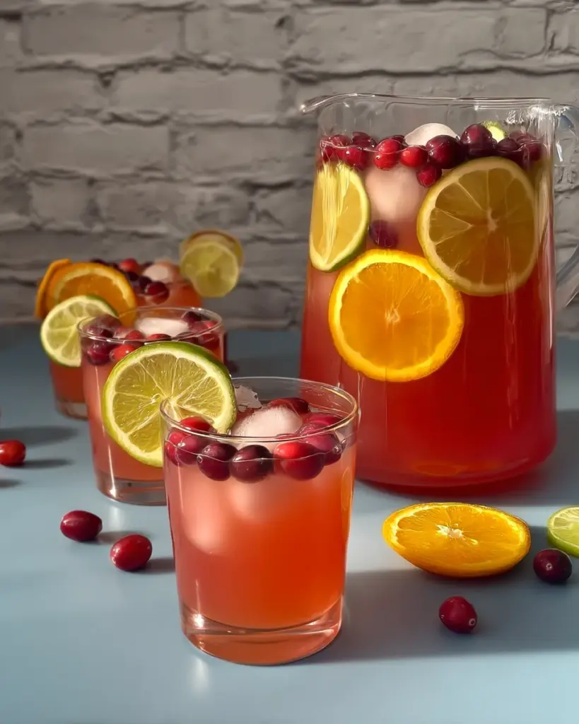 Cranberry Orange Sparkling Punch