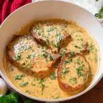 Creamy Garlic Parmesan Pork Chops