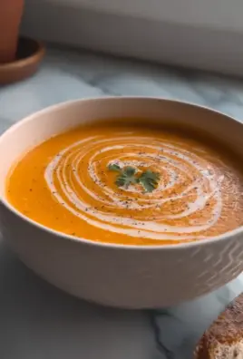 Creamy Roasted Veggie Soup