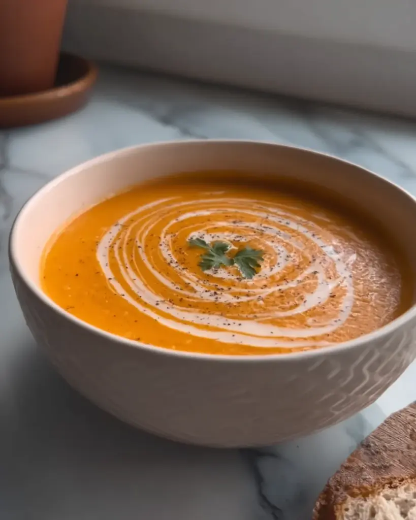 Creamy Roasted Veggie Soup