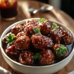 Crockpot Grape Jelly Meatballs