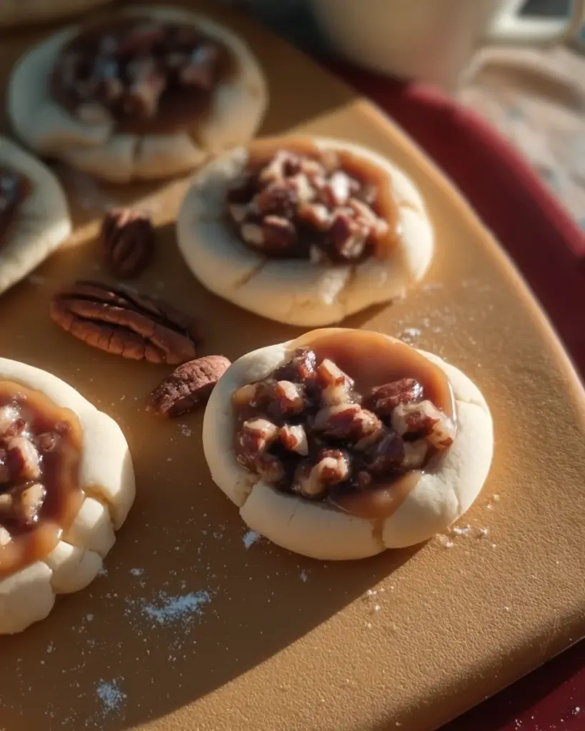 Crumbl pecan pie cookies