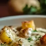 Garlic Butter Beef Bites with Potatoes