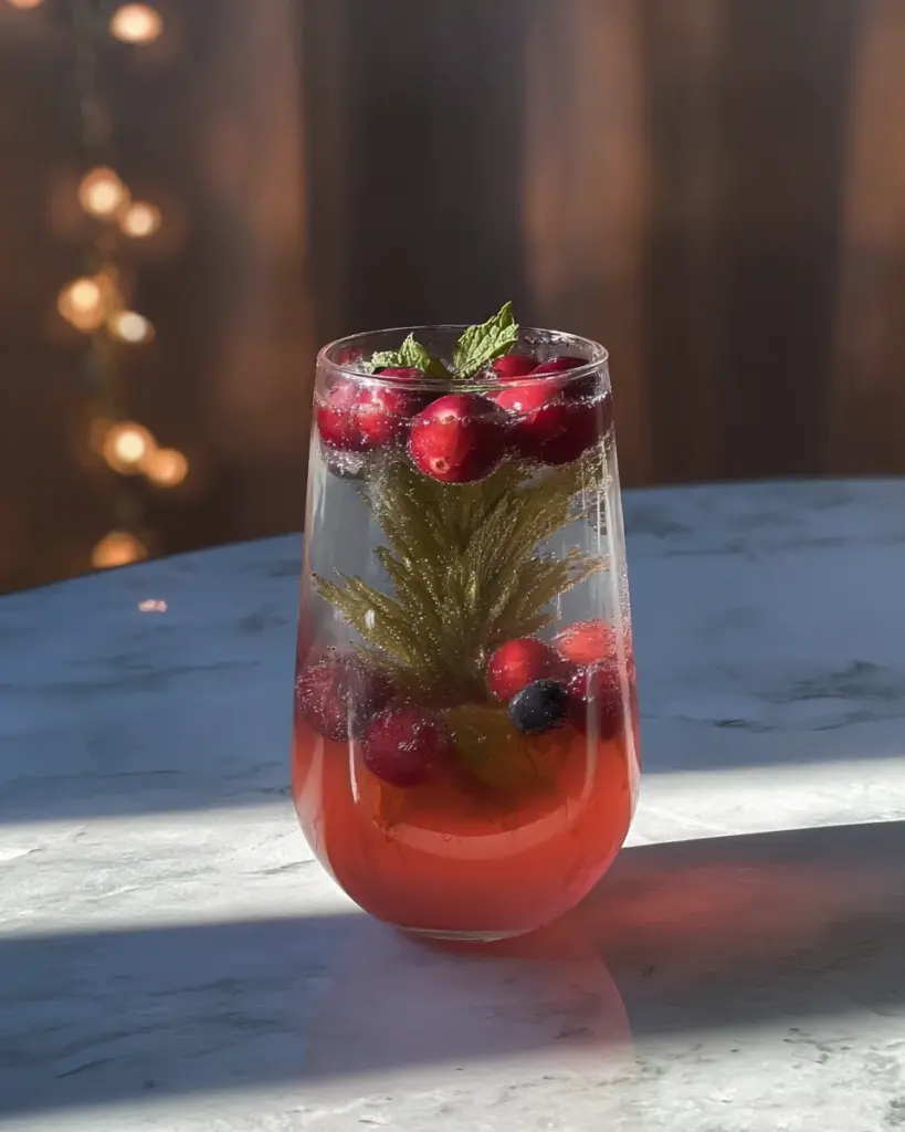 Merry Mint Berry Mocktail