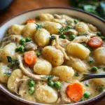 One Pot Gnocchi Chicken Pot Pie