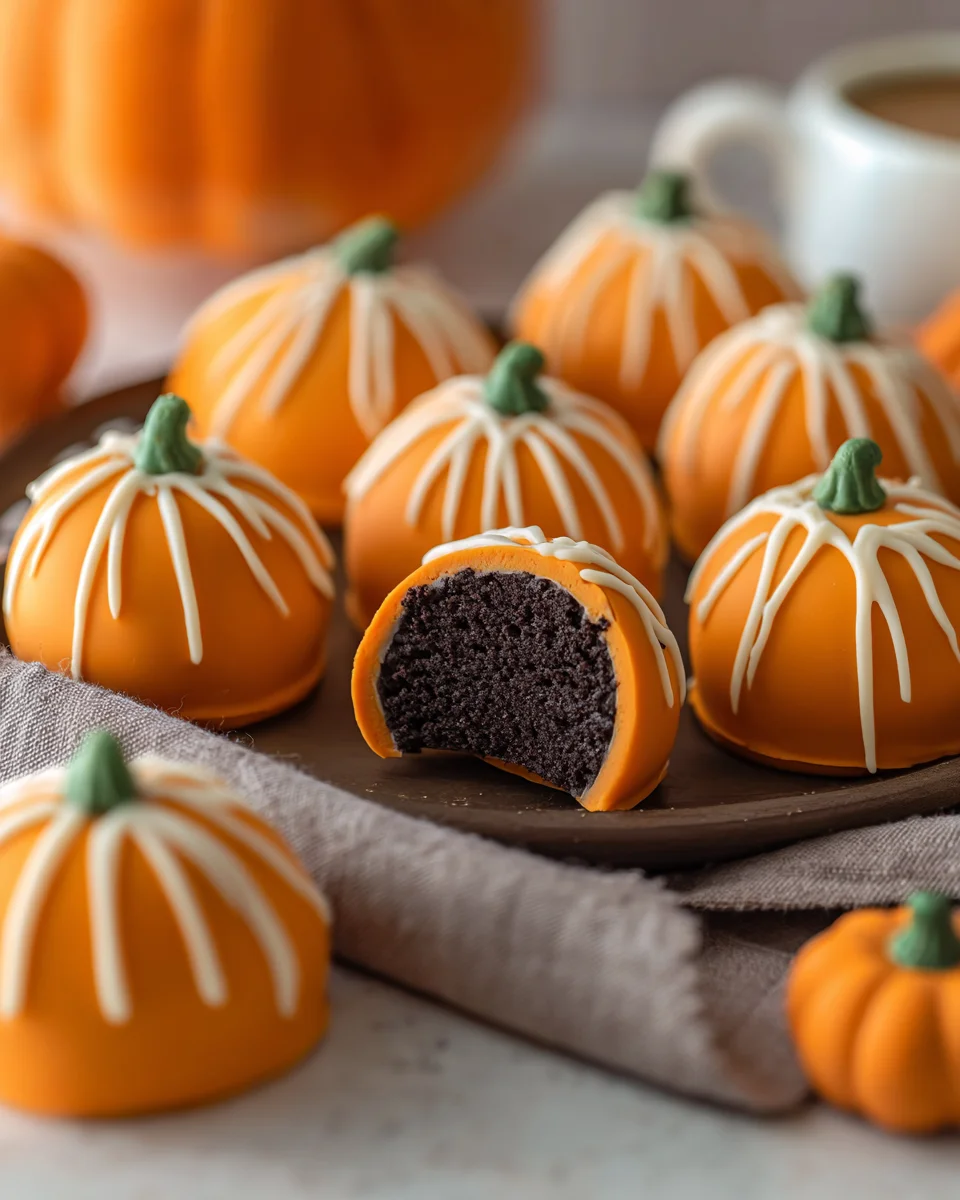 Pumpkin Oreo Balls Pumpkin