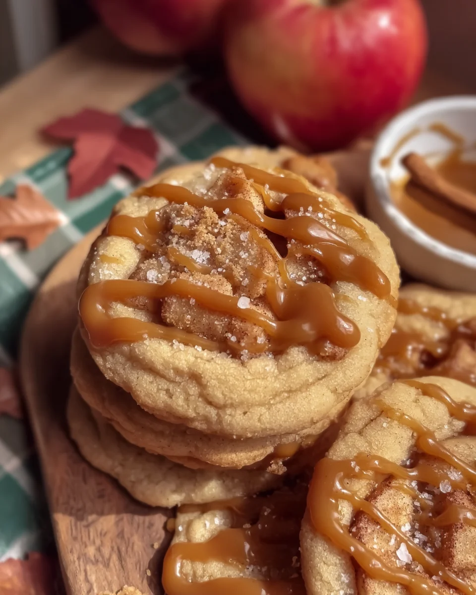 Salted Caramel Apple Pie Cookies Salted