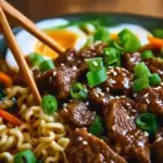 Slow Cooker Beef Ramen Noodles
