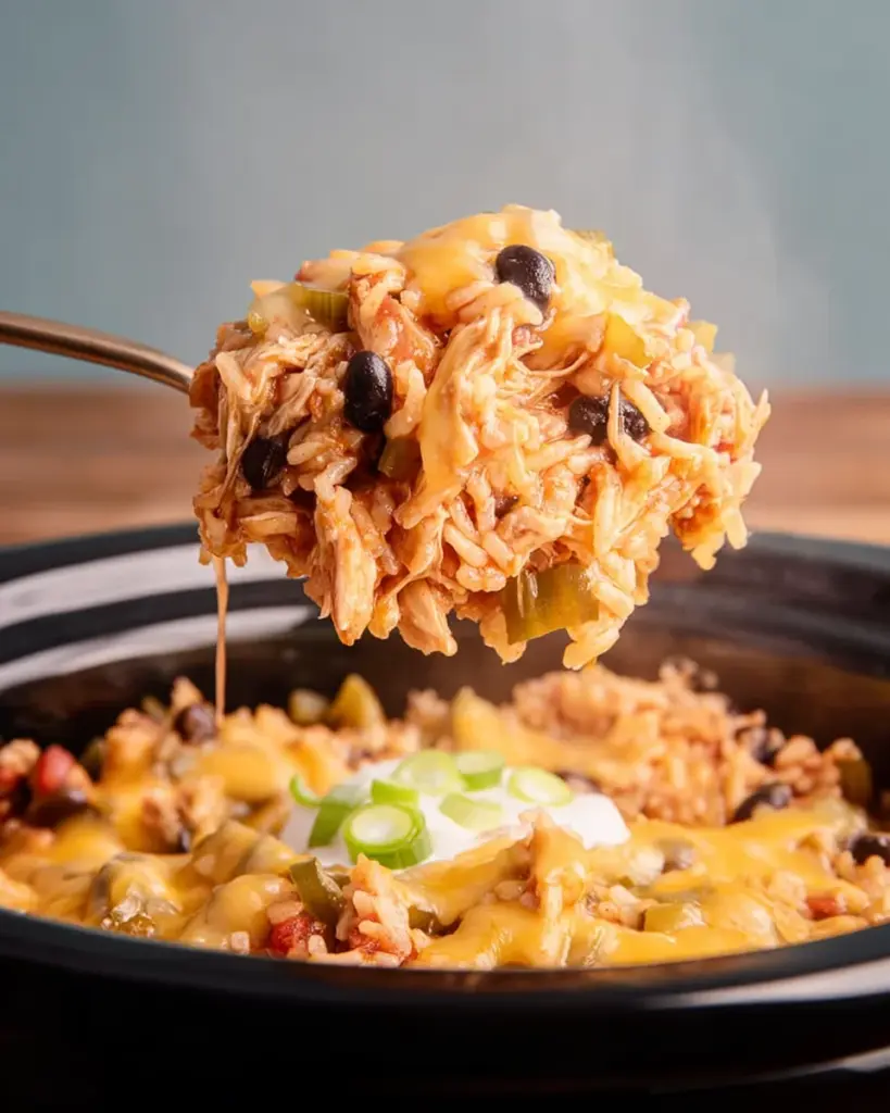Slow Cooker Chicken Burrito Bowls