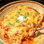 Slow Cooker Chicken Enchilada Casserole