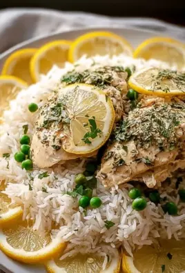 Slow Cooker Lemon Herb Chicken and Rice