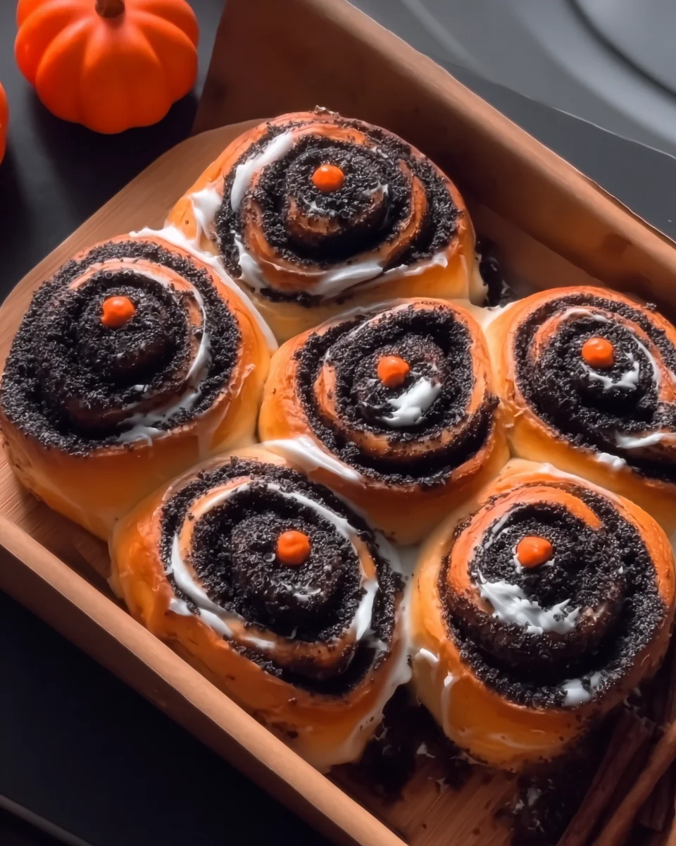 Spooky Cinnamon Rolls Spooky