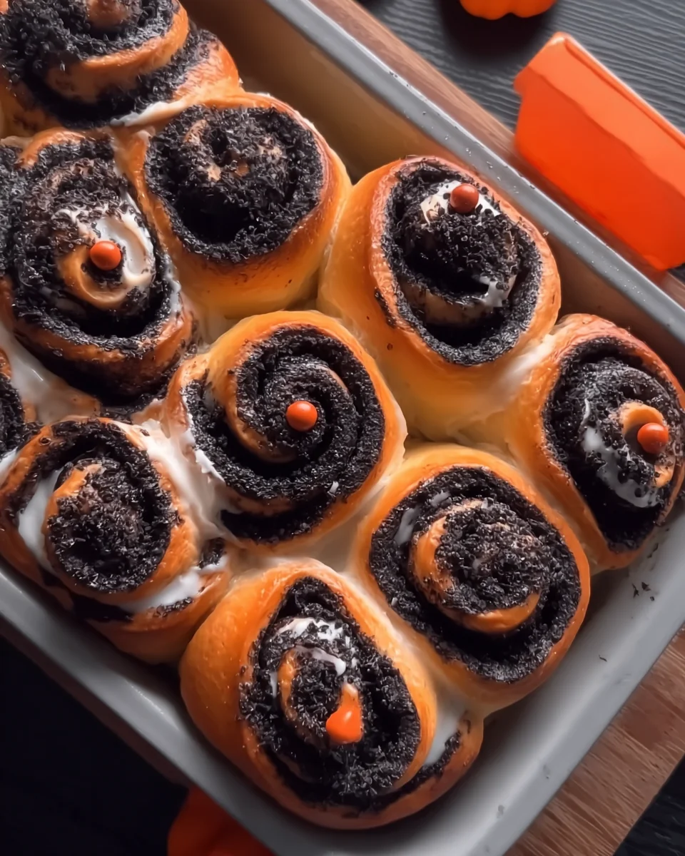Spooky Cinnamon Rolls Spooky