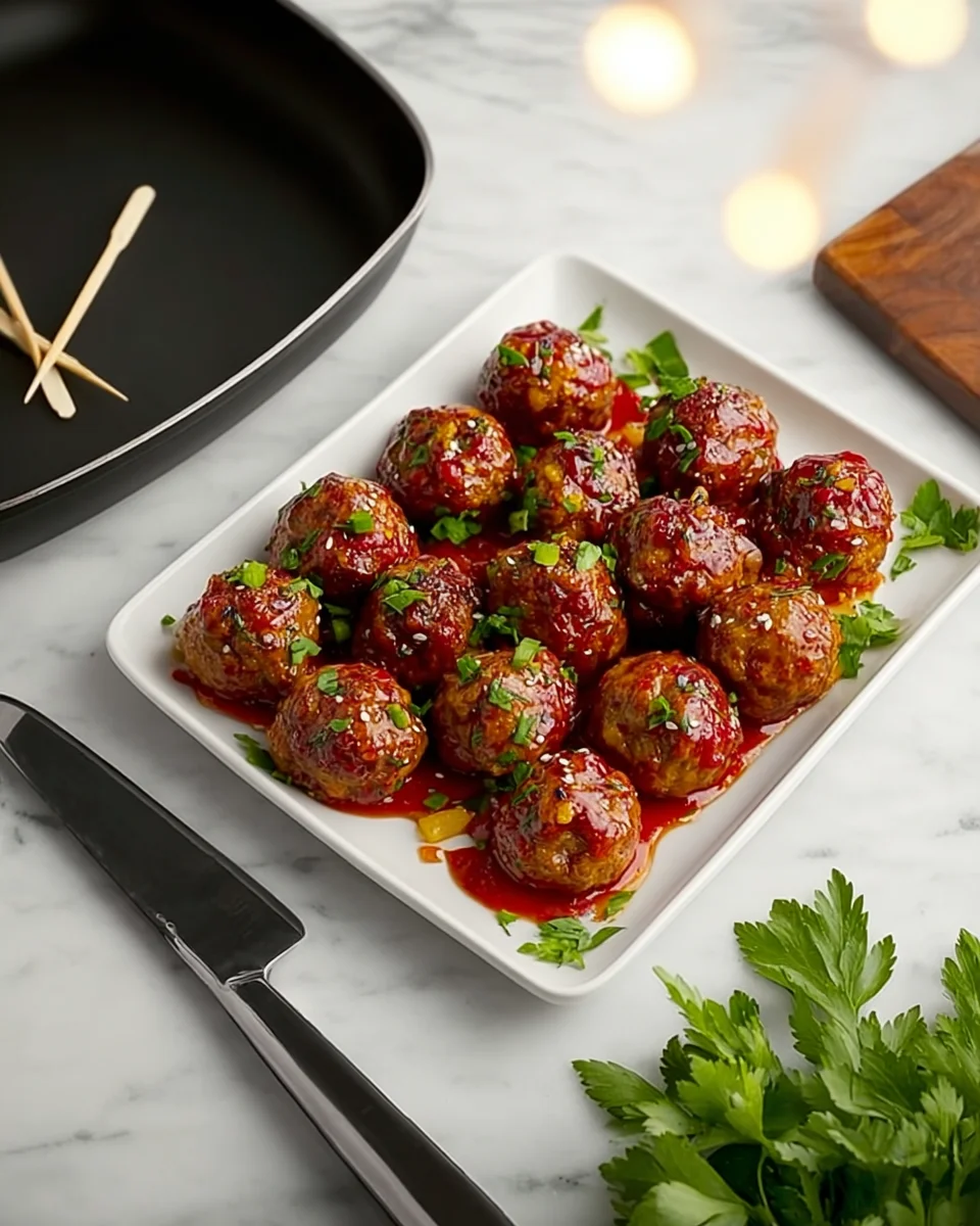 Sweet chili Meatballs Crockpot Recipe