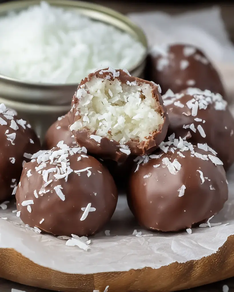 3 Ingredient Coconut Truffles