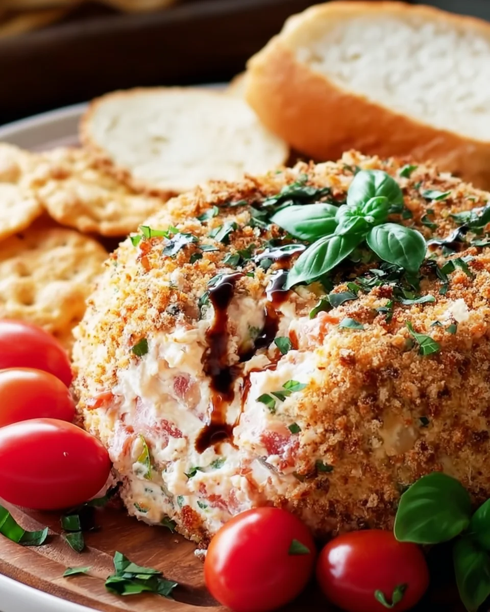 Bruschetta Cheese Ball Bruschetta