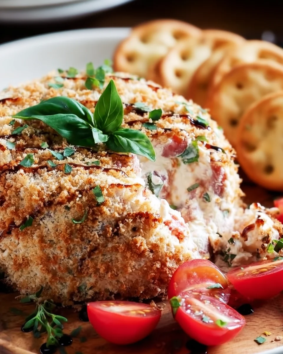 Bruschetta Cheese Ball Bruschetta