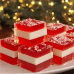 Candy Cane Jell-O Shots