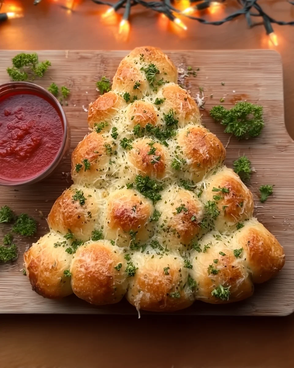 Christmas Tree Pull-Apart Bread